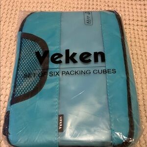 VEKEN Blue Packing Cubes Set